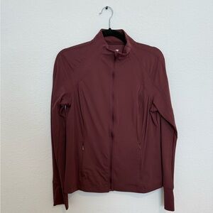 Avia Women's Maroon Workout Zip-up Jacket Size Medium